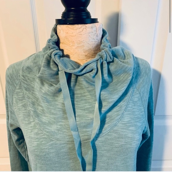 Columbia Cowl Adjustable Neck Fleece Lined Pull Over Tunic Athletic Sweatshirt - Picture 5 of 11